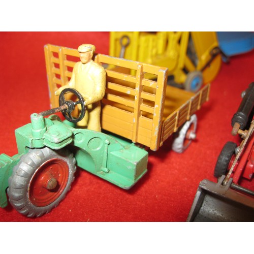 240 - An assortment of primarily agricultural Dinky Toys, all in good original condition including #964 El... 