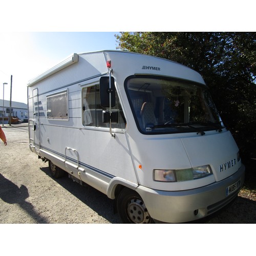 17 - A 1996 Fiat Hymer 544 2.5 turbodiesel motorhome, LHD, 8 months MoT, excellent condition for age, 88,... 