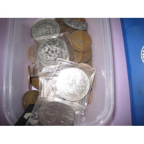 96 - A small GB coin collection - including a Whitman folder 'shillings from 1953-1955 (Scottish & Englis... 