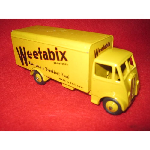 161 - Dinky Guy Lorry in Weetabix Logo small wear to one side otherwise in very good condition.