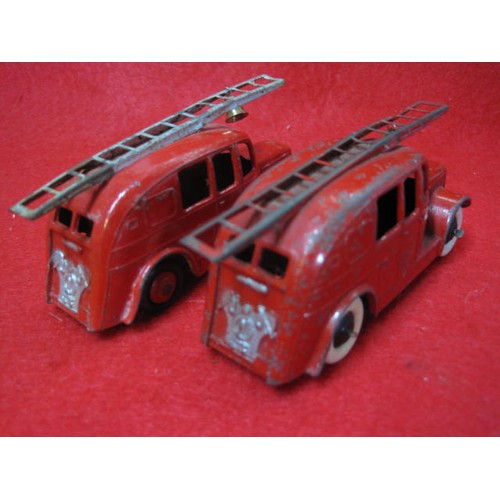 171 - 2 Dinky 250 fire engines in good play worn condition