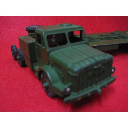 174 - Dinky Super toys Thorneycroft Tank Transporter in good condition