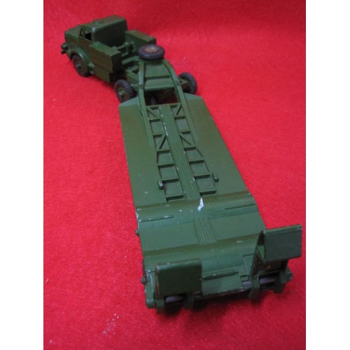 174 - Dinky Super toys Thorneycroft Tank Transporter in good condition