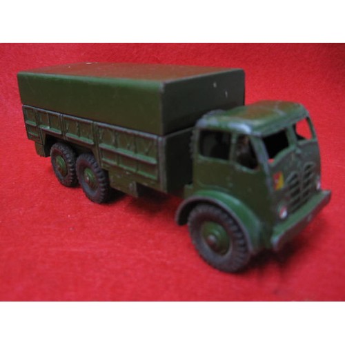 177 - Dinky 10 Ton Army delivery lorry double back axle in very good playworn condition