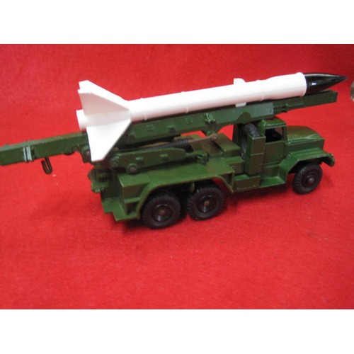 184 - Dinky Honest John Missile launcher with poss replacement missile