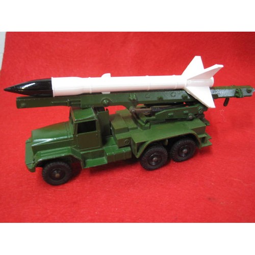 184 - Dinky Honest John Missile launcher with poss replacement missile