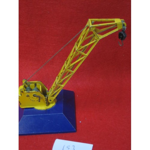 193 - Another Dinky yard crane as before but good condition