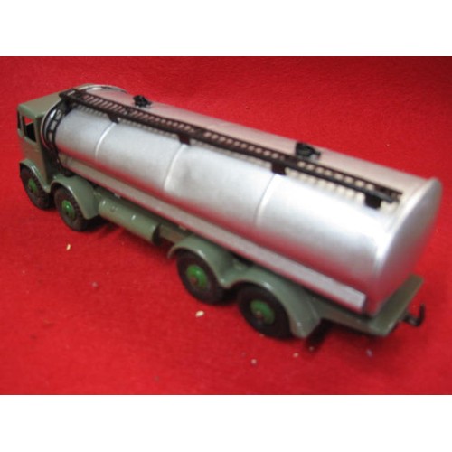 249 - A Dinky Grey and silver Foden Tanker .One side of the tank has a small dent which is easily repaired... 