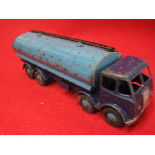 247 - A Second plain blue 6 wheel Dinky foden fair condition but wear to tanker sides