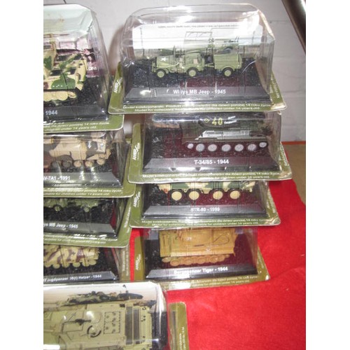 74 - 20 Atlas military vehicles Tanks and Armoured vehicles 
All Carded .