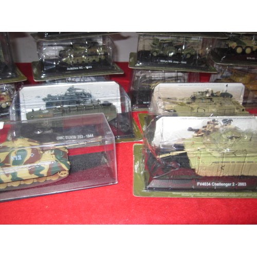 74 - 20 Atlas military vehicles Tanks and Armoured vehicles 
All Carded .