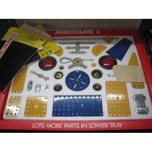 1296 - Meccano #5 set, #1 set and Special Tool Kit, all boxed. Storage wear to boxes, contents in mint cond... 