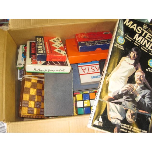 1317 - An assortment of board games including complete vintge (1960s) versions of Spy Ring and Buccaneer, p... 