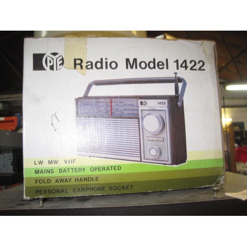 210 - A Vintage boxed Pye Radio