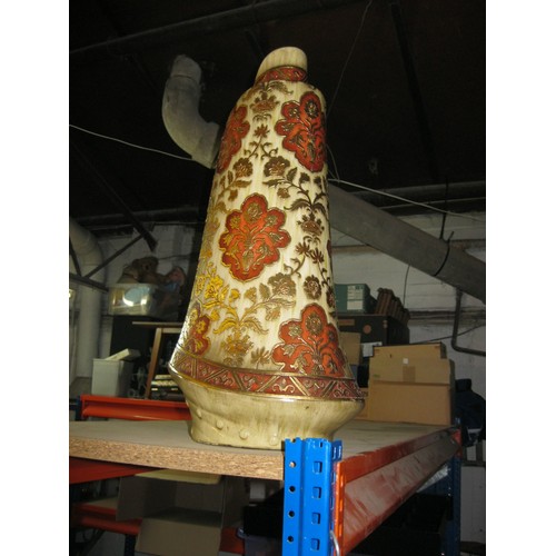 34 - A large Satsuma style vase