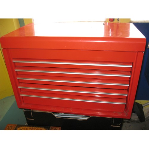 13 - A large, heavy Snap-On tool drawer unit with pull-down front.