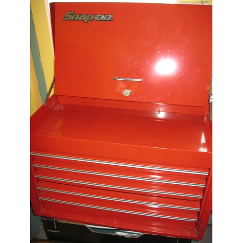 13 - A large, heavy Snap-On tool drawer unit with pull-down front.