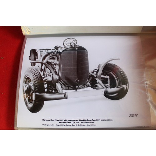 20 - The Peter Roberts Collection of 80+ B&W photos of German cars, mostly Mercedes, including a B&W phot... 