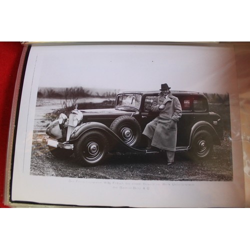 20 - The Peter Roberts Collection of 80+ B&W photos of German cars, mostly Mercedes, including a B&W phot... 