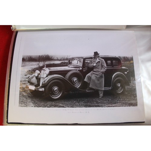 20 - The Peter Roberts Collection of 80+ B&W photos of German cars, mostly Mercedes, including a B&W phot... 