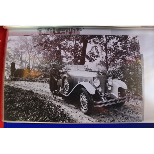 20 - The Peter Roberts Collection of 80+ B&W photos of German cars, mostly Mercedes, including a B&W phot... 