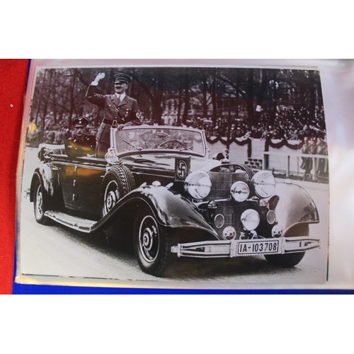 20 - The Peter Roberts Collection of 80+ B&W photos of German cars, mostly Mercedes, including a B&W phot... 