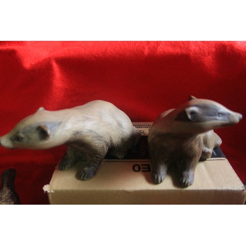 46 - A shelf of Poole Pottery animals by Barbara Linley-Adams all in good order