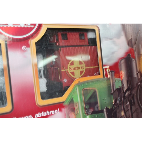 231 - A large scale LGB boxed electric train set, used but in good order, ideal for under the Xmas tree!