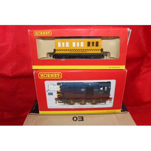 226 - A Hornby R2591 BR 0-6-0 )8419 Weathered Edition Locomotive, and R296 Track Cleaning Car and an R6204... 