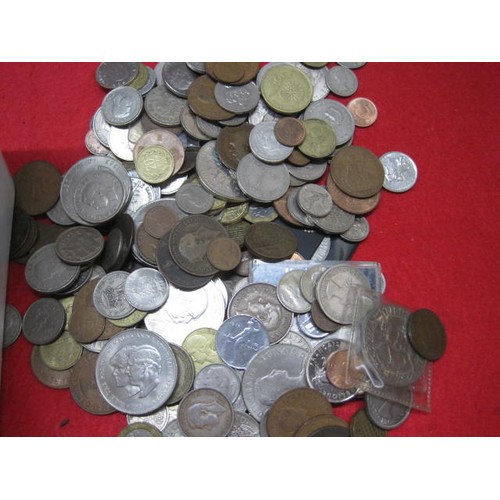 90 - A large selection of coins