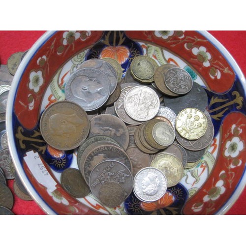 89 - Selection of coins, including silver and Swiss Francs