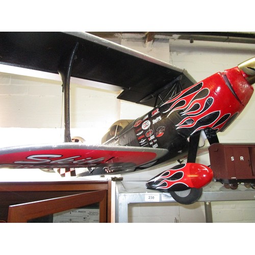 275A - A very large FMS Models Pitts Special radio controlled aircraft with Radio Control equipment