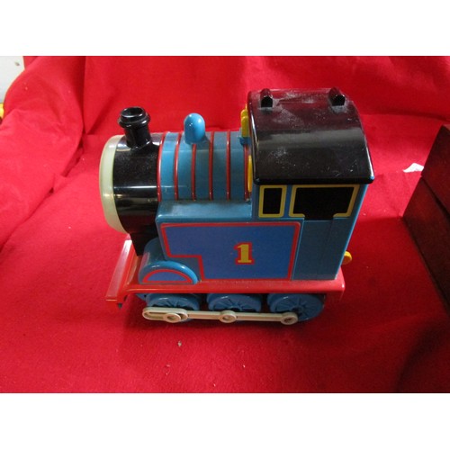 232 - Tomy Thomas the Tank Engine and friends Large play train with lots of features including firebox ,mo... 