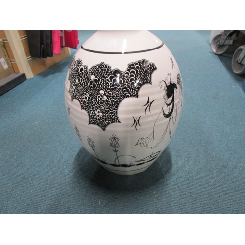 69 - Poole Pottery Guy Sydenham one of large trial vase, hand thrown and then decorated by Susan Pottinge... 