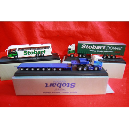 243 - A selection of Eddie Stobart vehicles, boxed and mint