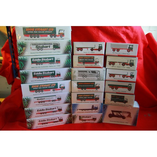 235 - x22 Eddie Stobart lorries, boxed and mint