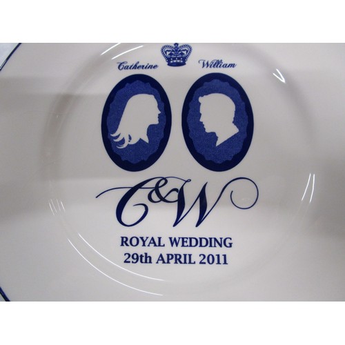 55 - A poole pottery Royal wedding commerative plate to celebrate the wedding of Catherine and William 29... 