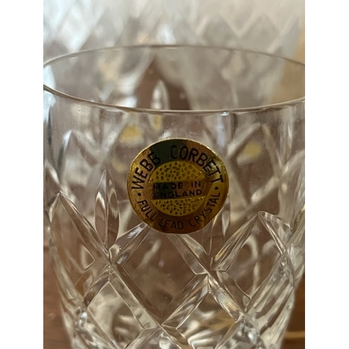 58 - Vintage 1960's Webb Corbett crystal glasses