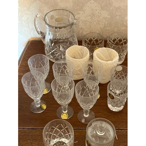 58 - Vintage 1960's Webb Corbett crystal glasses