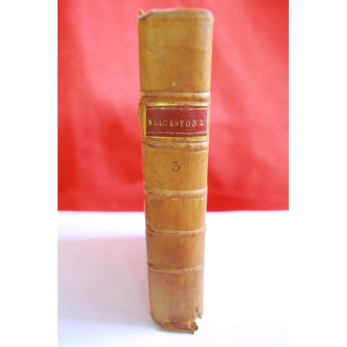 27 - Blackstone, Sir William: Commentaries on the Laws of England, Volume 3, 'Of Private Wrongs', 12th Ed... 