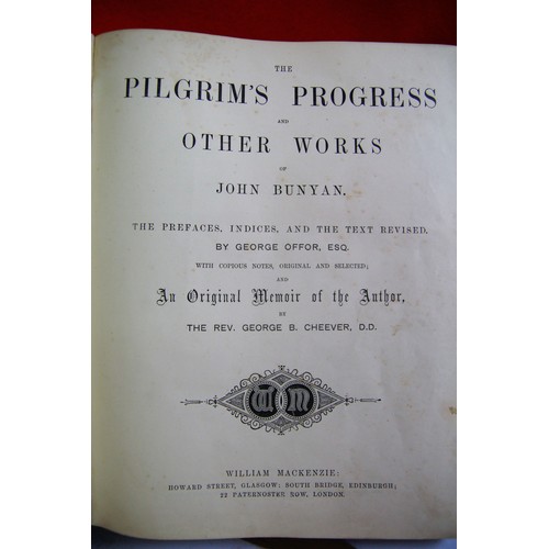 33 - Offor, George Ed/ Bunyan, John: Pilgrims Progress and other works of John Bunyan, London 1861. Illus... 