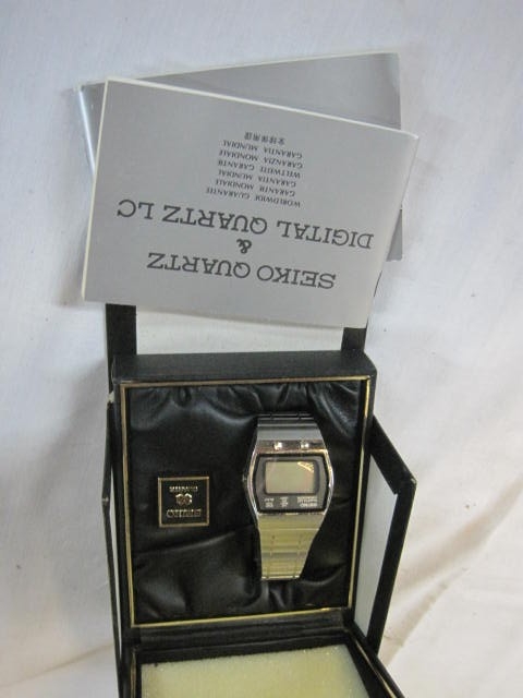 Seiko vintage digital watch (boxed)