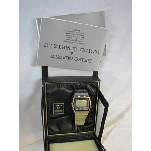 282 - Seiko vintage digital watch (boxed)