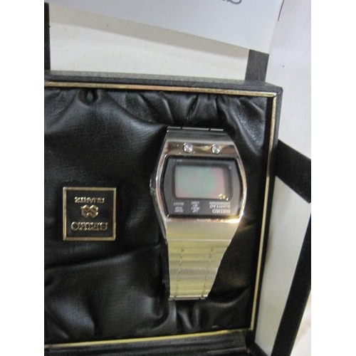 Seiko vintage digital watch (boxed)