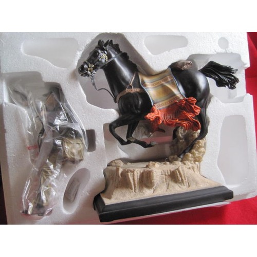 187 - A large Indiana Jones on Horse Limited Edition Statue by Gentle Giant, boxed and mint