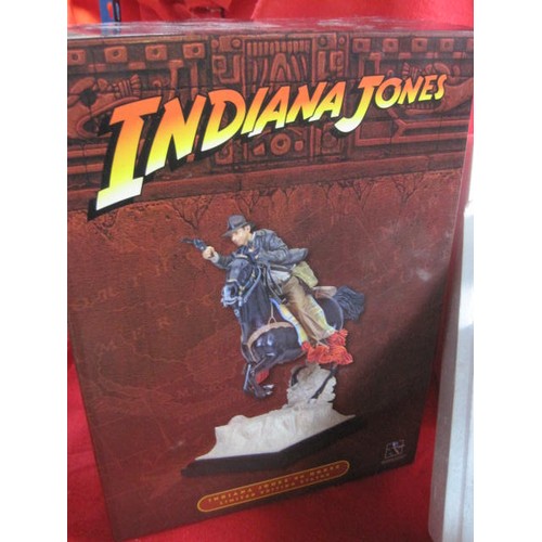 187 - A large Indiana Jones on Horse Limited Edition Statue by Gentle Giant, boxed and mint