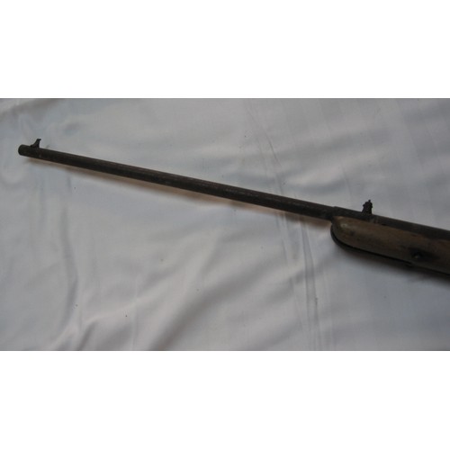 147 - BSA Cadet Major .177 Air Rifle, Working Order but rust to barrel, woodworm to stock, c1951 S/NCA5300