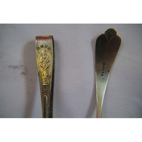 167 - A selection of commemorative spoons and other items, inc. silver