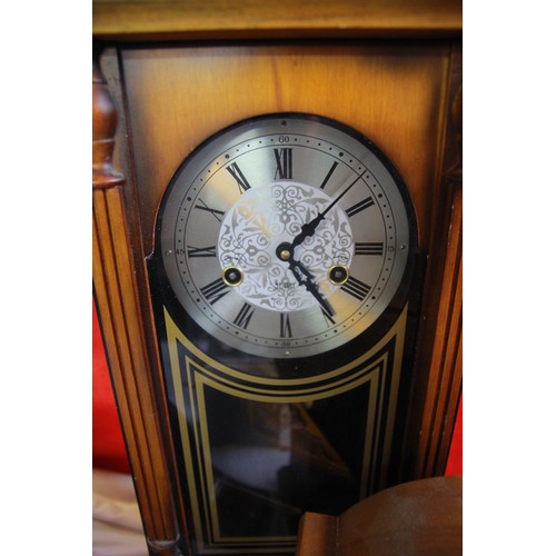 227 - An assortment of clocks including a Jasperware example, carriage clocks and others