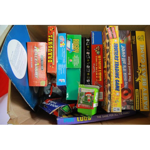 206 - A box of vintage games